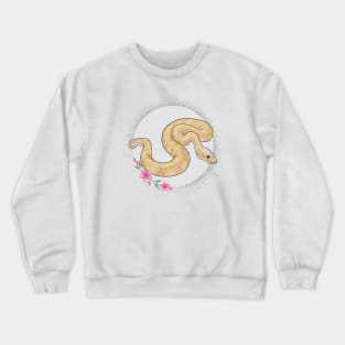 Banana Ball Python Floral Theme Crewneck Sweatshirt